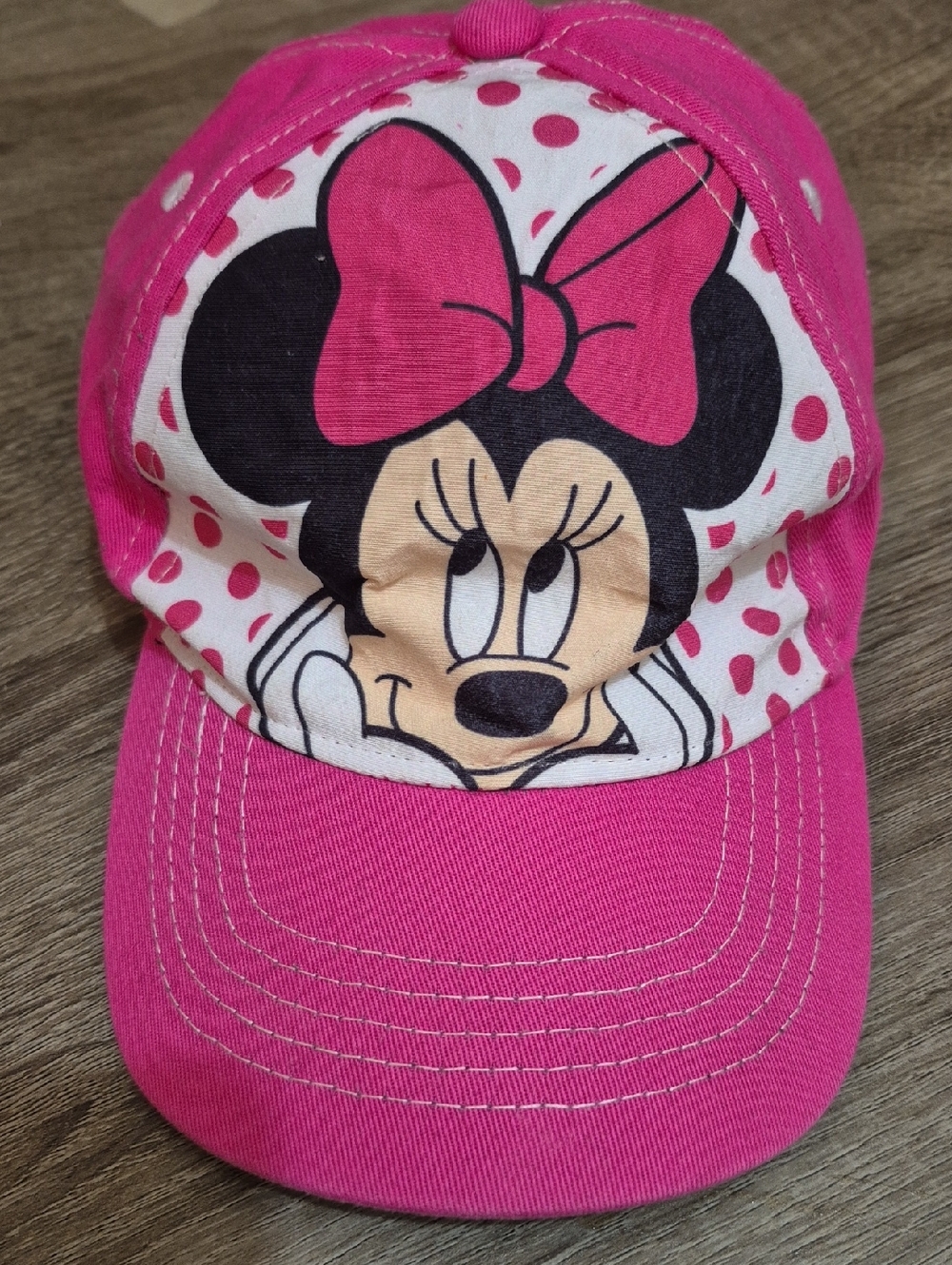Disney Bright Pink Toddler Hat with Logo
